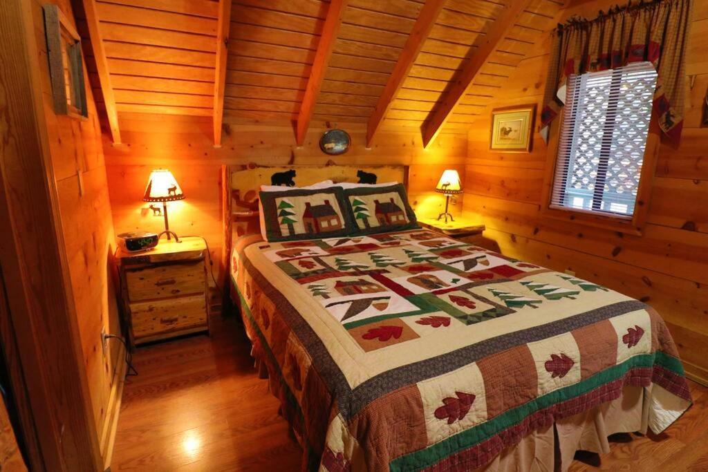 Cute Updated Mountain Cabin Fireplace #3 Хелън Екстериор снимка