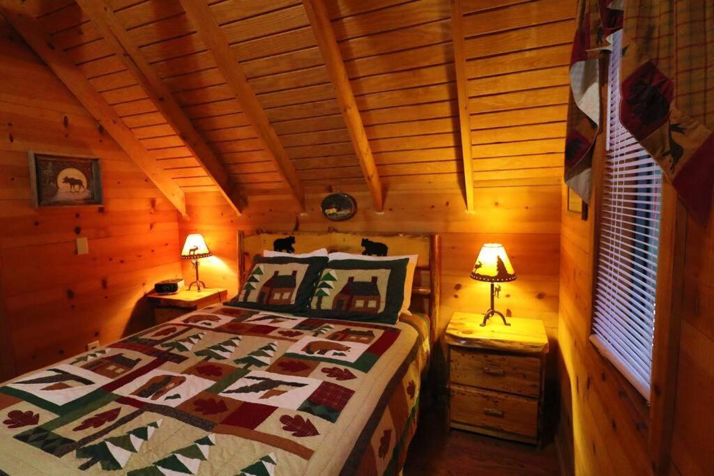 Cute Updated Mountain Cabin Fireplace #3 Хелън Екстериор снимка