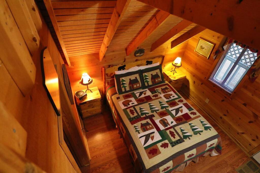 Cute Updated Mountain Cabin Fireplace #3 Хелън Екстериор снимка